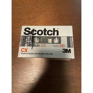 SCOTCH  CX  90 Blank Cassettes Tapes Lot Of 4 (NEW SEALED)